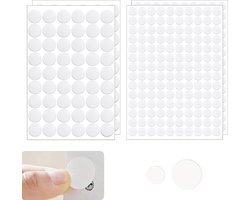 Inovra - Meubelpads Set, 388 Stuks Wit, Met Zelfklevende Schroefdoppen - Meubelstickers voor Houten Plank Kast Tafel, Stofdicht