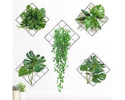 Inovra ® Mooie Zelfklevende 3D-Planten Muurdecoratie voor Elke Kamer in Huis