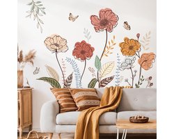 Inovra ® Muurdecoratie Bloemen en Planten voor Sfeervolle Interieurverandering in Huis en Kantoor