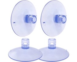 Inovra Plus - 4 grote zuignappen voor glazen tafelblad - kat hangmat bed zonnestoel - huisdier ophanging - schuifbumper - raamhanger - vervanging - katten - afstandhouder - 4 stuks