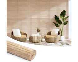 Inovra Plus - Bamboe Wandpaneel voor Interieurdecoratie en Wainscoting - Natuurlijk - Hernieuwbaar - Muur en Plafond - Meubels en Kasten - Kantoor - 305 x 226 cm - Verkoold.