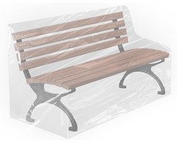 Inovra Plus - Beschermhoes voor tuinbank 160 x 80 x 75 cm | Transparante Afdekking | Houten Bank | Beschermhoezen voor Banken | Afdekzeil voor Regenbescherming | Weerbestendig