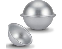 Inovra Plus - Halfronde cakevorm aluminium voor hemelse cakes - Pudding bakvorm - 9cm
