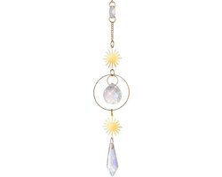 Inovra Plus - Kristallen glazen hangers regenboog prisma voor raam - Chakra genezing kristal - Huis tuin decoratie