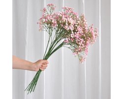 Inovra Plus - Kunstmatige adem bloemen voor bruiloft en woondecoratie - 10 stuks (lichtroze)