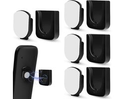 Inovra Plus - Magnetische Houder Set van 4 - Afstandsbediening Houder Sterke Magneet - Organisatie Huis Kantoor School (Zwart)