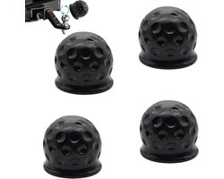 Inovra Plus - Rubber Beschermhoes voor Trekhaak Kogelkoppelingen met 50 mm Diameter - Set van 4 Stuks - Trailer Beschermhoes