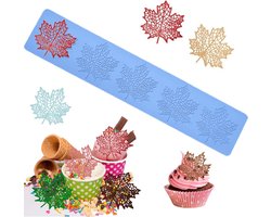 Inovra Plus - Siliconen mal blad vorm voor taartdecoratie en fondant dessert - Kant en cake vorm - Taartdecoratiegereedschap