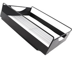 Inovra Plus - Uittrekbaar Kast Organisator Carbon Steel Soepel Schuivend Stil Uitschuifbare Lade Opslag Planken Uittrekbare Lade Bevestigd met Lijm voor Keukenkasten Badkamer Woonkamer