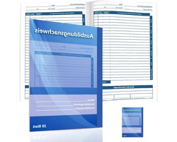 Inovra Plus - Wekelijks Rapportboekje A4 voor Ambachtelijke Opleidingen - 20 pagina's, Maandag tot Zondag - Aanvullende Opleidingstitel