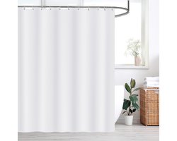 Inovra ® polyester badkamer gordijn met gewichten waterdicht en schimmelbestendig ontwerp