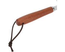 Inovra ® Roestvrijstalen Koekenpan met Anti-aanbaklaag en Houten Handvat voor Inductiekookplaten