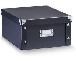 Inovra ® Stijlvolle en Praktische Opbergdoos met Blauwe Strepen voor Georganiseerde Ruimtes