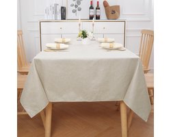 Inovra ® Tafelkleed met Luxe Linnenuitstraling en Waterafstotende Bescherming voor Diverse Gelegenheden