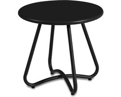 Inovra ® Tijdloze en Weerbestendige Ronde Bijzettafel voor Tuin en Interieur