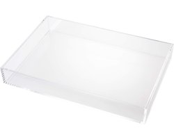 Inovra ® Transparante Acryl Opbergbak voor Make-up Pinsel, Sieraden en Meer - Stapelbare Organizer