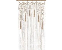 Inovra ® Unieke Handgeweven Macramé Wanddecoratie voor Ruimteverdeling en Feestdecoratie