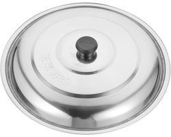 Inovra - Universeel deksel voor potten en pannen, 35 cm, roestvrij staal, vervanging kookpan, keukengerei