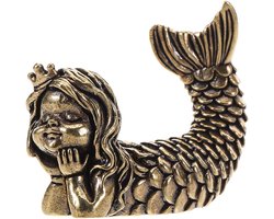 Inovra - Vintage stijl zeemeermin messing figuren wooncultuur boekenkast ornamenten met Chinese invloeden.