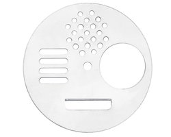 Insectenhotel bouwpakket - Must have voor in uw tuin - 5-delige RVS Bijenkorf Ingangstop Platen, Ronde Bijen Opening Ventilatie voor Bijenhouderij Gereedschap