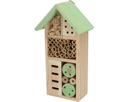 Insectenhotel met ophanghaakje voor in de Tuin - Terras - Balkon - Bijen | Natuurmonumenten - Tuindecoratie