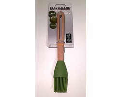 Insmeer kwast - Silicone - Houten handvat - 26 cm - Keuken - BBQ