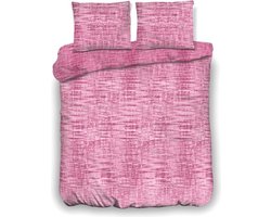 Inspirations Dekbedovertrek Washed Fiber Pink 140 x 200/220 cm