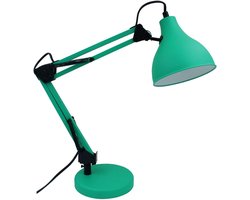 INSPIRE - ENNIS - Bureaulamp - E27 40W - H. 55 cm - Groen metaal