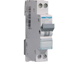 Installatieautomaat 1p+N 16 A B-karakteristiek 4,5 kA MHN516