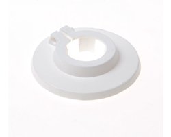 Installatiebranche Cv buis rozet wit diameter 22mm