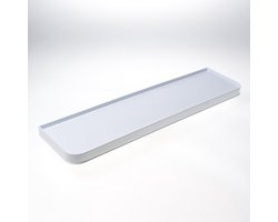 Installatiebranche Planchet wit PVC 500 x 120mm