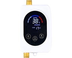 Instant elektrische waterverwarmer Snelle verwarming, energiebesparend uw huis for woningverbeteringsaccessoire Voor doe-het-zelfgebruik(White)