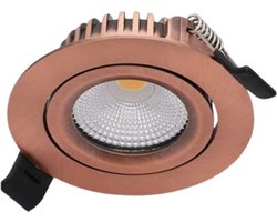 Instant Light Varda Inbouwspot - Dim2warm - 5W - Koper - IP44 geschikt voor vochtige ruimtes