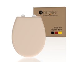 instmaier toiletzitting - Made in Germany - duroplast - ovale vorm - Bahama Beige