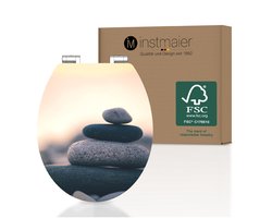 instmaier toiletzitting - MDF hout - duurzaam met FSC-certificering - Stapel Stenen