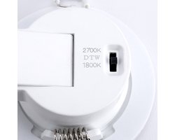 Integral LED Inbouwspot 5.5W 550lm Dim-to-warm + switch IP65 | Zaagmaat 6.8cm | Geen fitting | Warm Wit naar Zeer Warm Wit | 5.5 watt | 30.000 Branduren