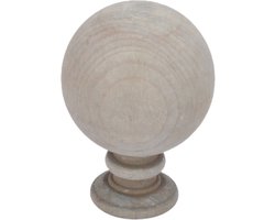 Intensions Naturel eindknop roede bol 28mm klei 1 stuk
