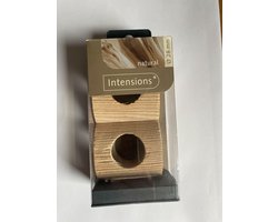 Intensions Roedeknop (open) - Elips - eiken - 28mm