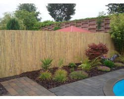 Intergard Bamboematten tuinscherm bamboe ruw 2x5m