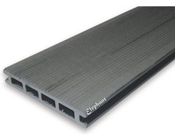 Intergard Composiet vlonderplank 225cm composiet terrasdelen grijs