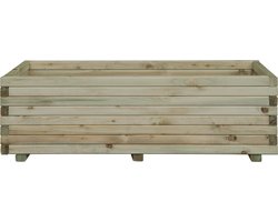 Intergard Houten bloembakken plantenbak rechthoek 120x40x35cm