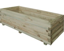 Intergard Houten bloembakken plantenbak rechthoek 60x30x30cm