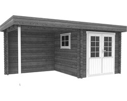 Intergard Houten tuinhuisje blokhut Gatwick platdak 500x250cm