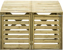 Intergard Kliko ombouw container ombouw klikoberging klikokast containerberging dubbel 156x122x92cm