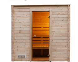 Intergard Sauna binnensauna 205x205cm / 40mm