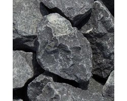 Intergard Siergrind breukstenen zwarte Basalt 1000kg.