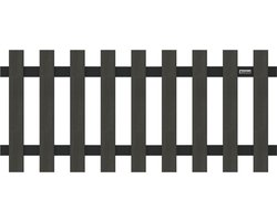 Intergard Tuinhek composiet antraciet WPC hekwerk 80x180cm