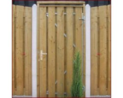 Intergard Tuinpoort op poortframe grenen verstelbaar incl. dag- en nachtslot 100x180cm
