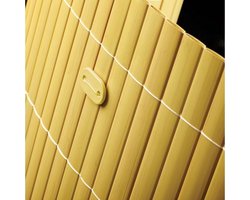 Intergard Tuinscherm balkonscherm kunststof PVC bamboe 1x5m