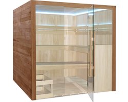 Interhiva Sauna Royal De Luxe - Finse Sauna - Sauna cabine - 2m x 2m